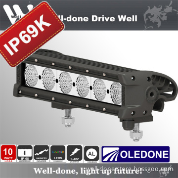 60W 5400 Lumens Single Row LED Light Bar